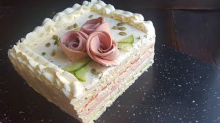МУЖСКОЙ закусочный ТОРТ?SANDWICH cake recipe
