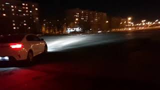 Тест LED ламп в головном освещении и туманках. Rio 4