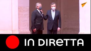 Draghi incontra il Presidente della Repubblica Argentina