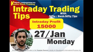 Intraday Jackpot for 27 Jan | Free Intraday Trading Tips | Intraday Trading Strategies For Beginners