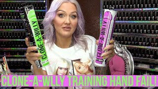 EPIC FAIL WITH CLONE A WILLY TRAINING HAND - AGAIN