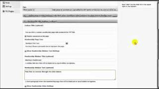 WordPress Profits Theme Creating Membership Pages