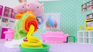 Свинка Пеппа - Видео с игрушками и пластилин Play-Doh