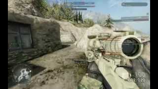 Medal of Honor Warfighter: Sniper Tac-300 Spawn trap on Shogore Valley