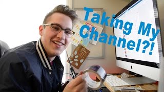 he's taking over my channel