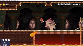 Dry Bowser in NSMBU - Mod Mondays with Mario Making Mods