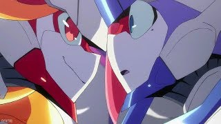 Hiro y zero two pilotean a strelizia