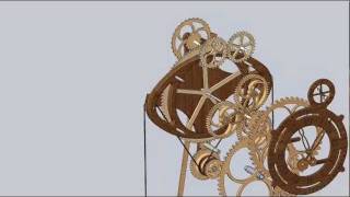 Uhrwerk aus Holz (SolidWorks)