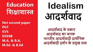 Idealism आदर्शवाद