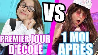PREMIER JOUR D'ÉCOLE VS 1 MOI APRÈS ! *bon vs mauvais élève*