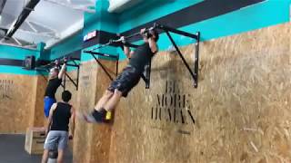 Barbell Yonkis BCN The Fenix games 2018 scaled Wod 1A+1B