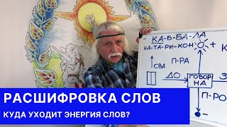 Расшифровка слов. Куда уходит энергия слов? - Александр Тюрин новое видео