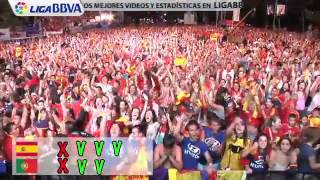 COMO SE VIVIERON LOS PENALTIS. ESPAÑA - PORTUGAL . Sigueme en Twitter: @PabloRozalnGarc