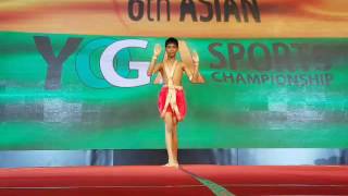 JAI PRABHU YOGA GOLD MEDAL PERFORMANCE IN ASIAN YOGA CHAMPIONSHIP AT VIETNAM