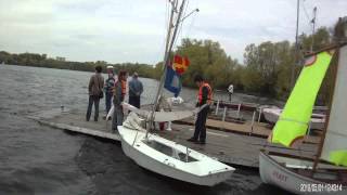 Подготовка к старту гонок на Кадетах