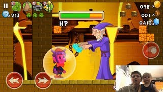 Серия 8 | Дети играют в Lep's World 2 ?? Игра Гномики против ЗЛОГО КОЛДУНА| ДЕДУШКА ПОВИДЛО