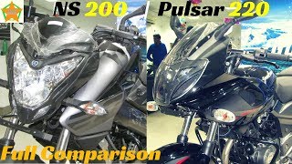 2018 Pulsar 200 NS ABS VS Pulsar 220 F Full Details Comparison - What Is Good For You ?