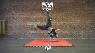 18. Elbow air (Twist) | Видео уроки брейк данс от "Своих Людей"