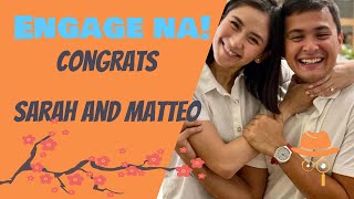 Engaged na Sarah Geronimo and Matteo Guidicelli: Super Happy!