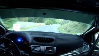 Rallye Camisards NICOLAS LUC Mégane N4 ES1 Col du Mercou 2014