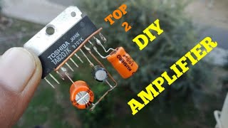 TOP 2 DIY AMPLIFIER WITH TRANSISTOR D718, B688 & IC TA8207K