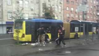 Киев, Лукьяновка. 22.07.2012. Драка футбольных фанатов.