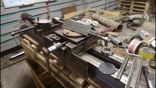 самодельный токарный #4 фартук
