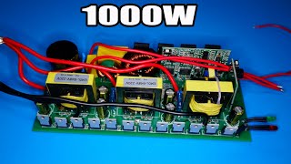 1000W Pure sine wave inverter board test