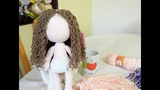 Como poner el Pelo a nuestras muñecas "PELUCA" Versión (DIESTRO)