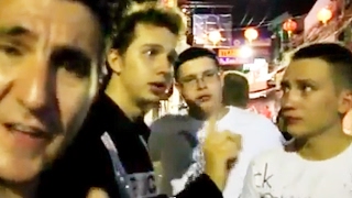 LADYBOYS attacked Russian tourist on WALKING STREET