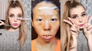 ПОВТОРЯЮ вирусный АЗИАТСКИЙ МАКИЯЖ из INSTAGRAM ♡ RINA