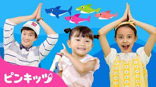 ベイビーシャーク (feat.ののかちゃん) | サメのかぞくの 人気曲メドレー | チビザメ????トゥルルルルル | 子どもの歌 | ピンキッツ・ベイビーシャーク