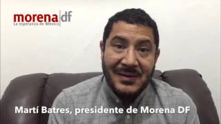 Morena DF invita a decir NO al corredor Chapultepec.
