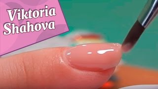 Выкладывание геля методом "капля"