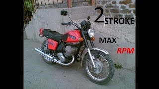 Top Speed 30+Years old Russian Two Cylinder two stroke Enduro Speed Test