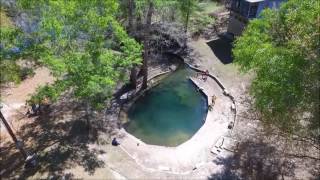 Convict Spring aerial view from Suwannee River Rendezvous RV Resort Mayo Fl