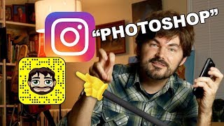 Instagram & Snapchat HACK - "Photoshop" on your PHONE -  Knoptop