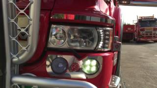 Scania R620 V8 awesome tuning details..... engine runs