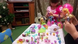 My Little Pony, Equestria Gerls, феи, куколки, котята  пришли к Алисе best friends
