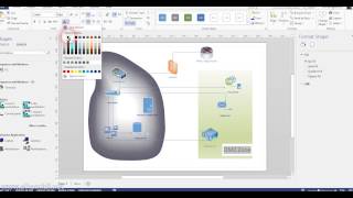 Creating Network Diagram Using Visio 2013