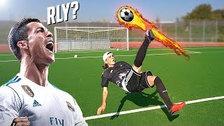 CRISTIANO RONALDO FOOTBALL CHALLENGES - Max vs Lukas