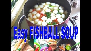 EASY fishball soup/no blend recepi /mummyzunakitchen vlogs