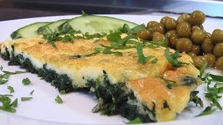 Шпинат, запеченный с яйцом видео рецепт. Книга о вкусной и здоровой пище