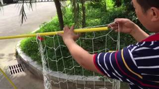 Kickmaster Premier Goal Net Assembly step 1