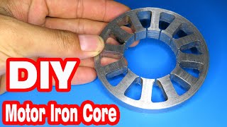 Cut 12 states Motor iron core with 3040 CNC