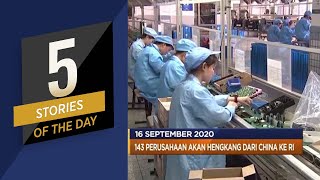 143 Perusahaan Hengkang dari China akan ke RI Hingga China Kalahkan AS di WTO