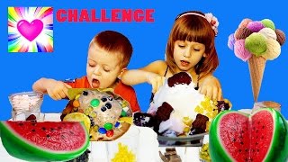 ЧЕЛЛЕНДЖИ Сборник МОРОЖЕНОЕ ICE CREAM Челлендж АРБУЗ Челлендж  Видео для Детей Детский канал