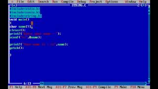 String in c programming (hindi)