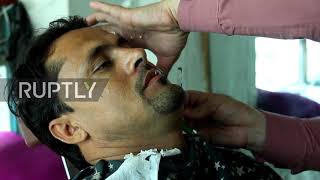 Afghanistan: Khost barbers lament drop in customers following Taliban takeover