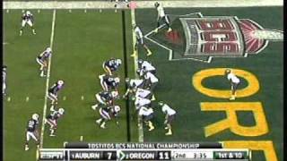 Oregon Ducks Vs Auburn Tigers, 2011 BCS National Championship.